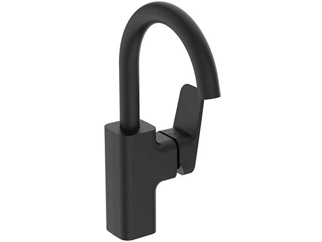 Ideal bd245xg standard ceraplan silk black eengreeps wastafelmengkraan - afbeelding 1 van  4