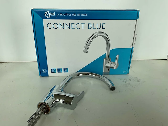 Ideal standaard - connect blue - a9932aa - keukenmengkraan - afbeelding 1 van  7