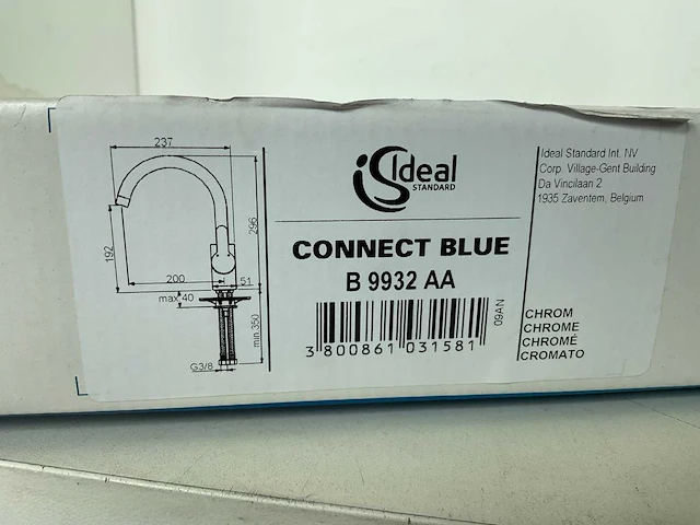 Ideal standaard - connect blue - b9932aa - keukenmengkranen - afbeelding 7 van  7