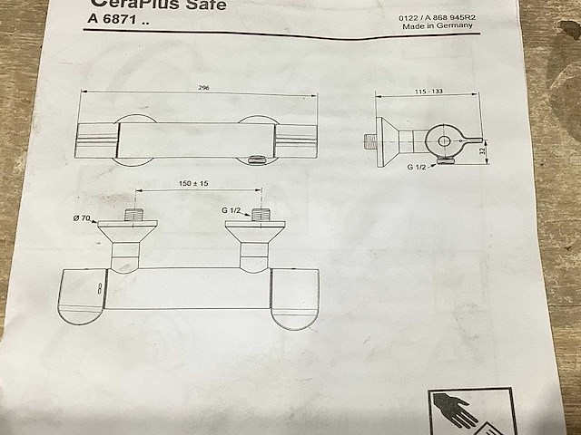 Ideal standard - badkamer kraan - afbeelding 6 van  6