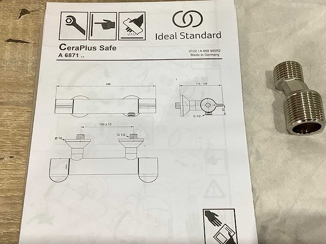 Ideal standard - badkamer kraan - afbeelding 5 van  5