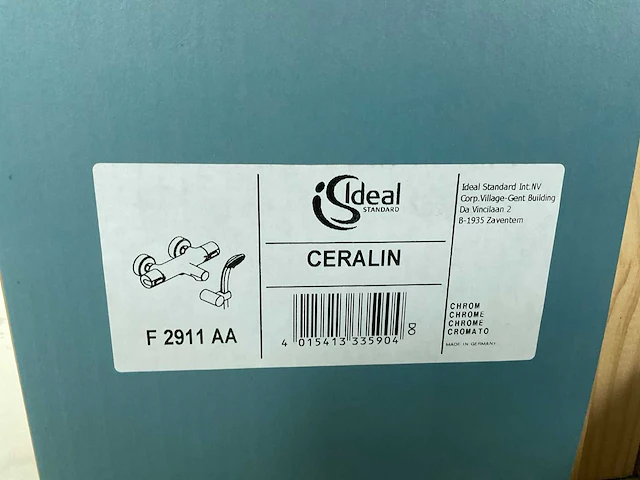 Ideal standard - ceralin - f2911aa - bad thermostaatkraan inclusief badset - afbeelding 5 van  5