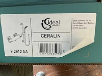 Ideal standard - ceralin - f2912aa - douche thermostaatkraan met glijstangset - afbeelding 8 van  8