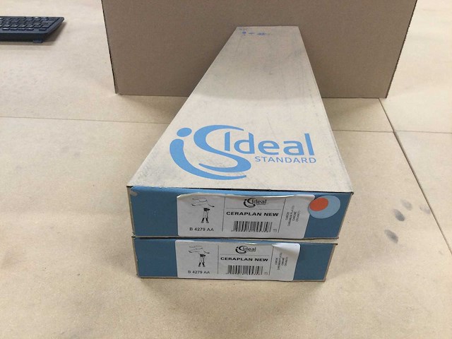 Ideal standard - ceraplan new - - opbouw wastafelkraan met waste bediening (2x) - afbeelding 3 van  4