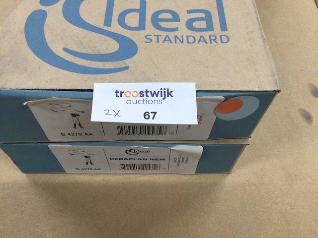 Ideal standard - ceraplan new - - opbouw wastafelkraan met waste bediening (2x) - afbeelding 4 van  4