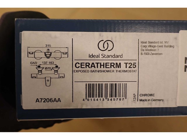 Ideal standard - ceratherm - - thermostatische bad-/douchemengkraan - afbeelding 8 van  8
