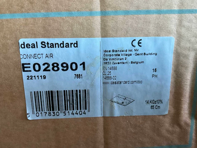 Ideal standard - connect air - e028901 - exclusive wastafel - afbeelding 6 van  6