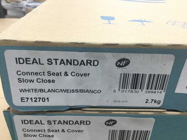 Ideal standard - e712701 - connect seart & cover slow close - toiletzitting slow close (6x) - afbeelding 4 van  5