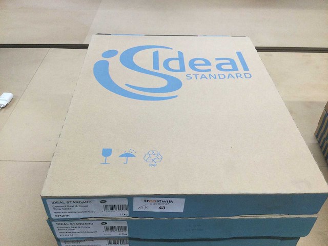 Ideal standard - e712701 - connect seart & cover slow close - toiletzitting slow close (6x) - afbeelding 5 van  5