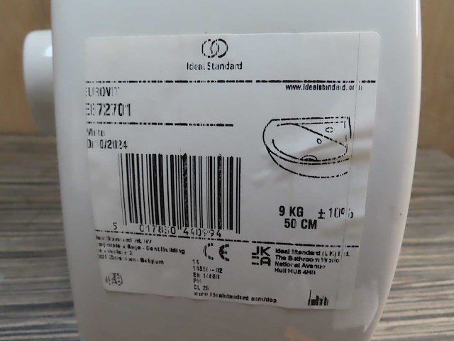 Ideal standard - eurovit - hoekfontein (11x) - afbeelding 2 van  2