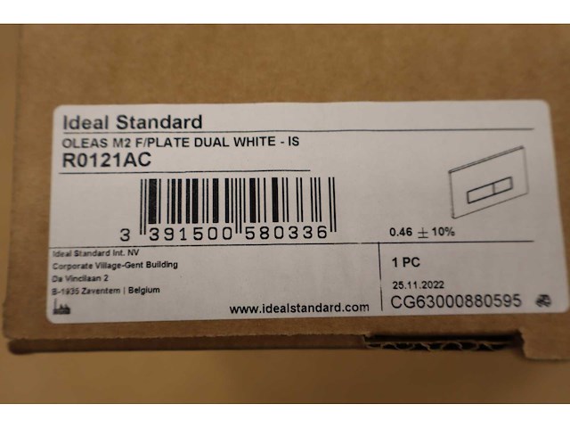 Ideal standard - oleas m2 - - mechanisch bedieningspaneel / drukplaat voor toilet (15x) - afbeelding 4 van  4