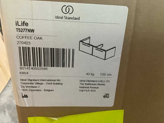 Ideal standard badkamermeubel met dubbele wasbak 120cm - afbeelding 8 van  9