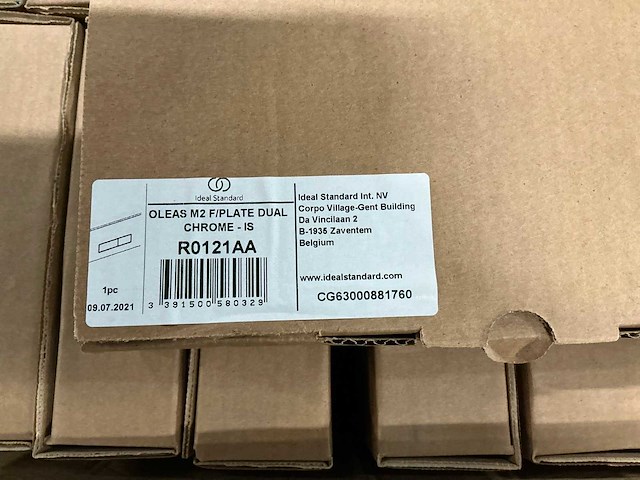 Ideal standard bedieningspaneel chroom (19x) - afbeelding 7 van  7