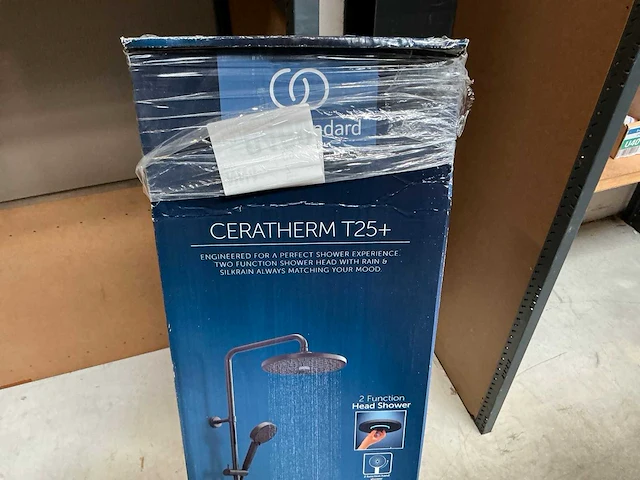 Ideal standard ceratherm t25+ doucheset zwart - afbeelding 4 van  4