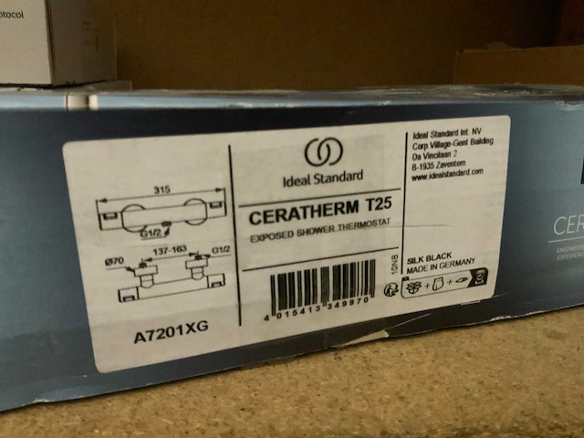 Ideal standard ceratherm t25 thermostaatkraan - afbeelding 2 van  3