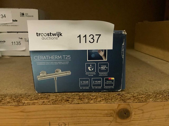 Ideal standard ceratherm t25 thermostaatkraan - afbeelding 3 van  3