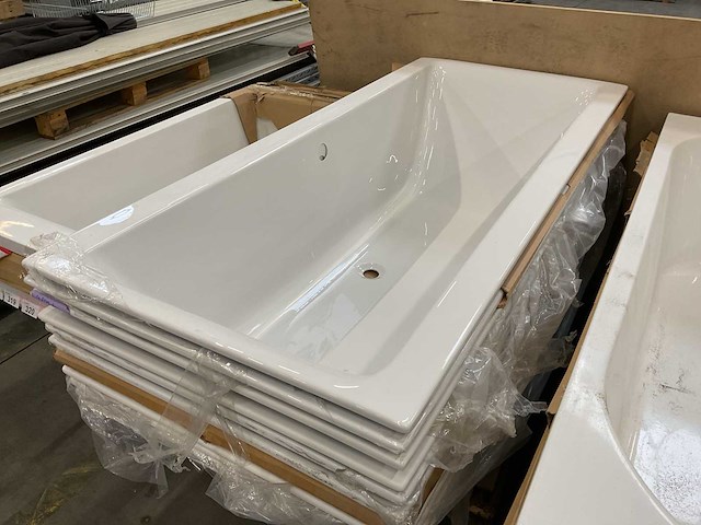 Ideal standard connect air duo slim 180x80cm inbouwbad - afbeelding 2 van  2