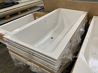 Ideal standard connect air duo slim 180x80cm inbouwbad - afbeelding 2 van  2