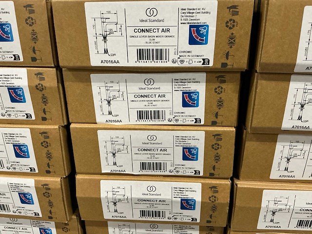 Ideal standard connect air wastafelkraan (10x) - afbeelding 6 van  7