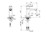 Ideal standard connect air wastafelkraan (2x) - afbeelding 3 van  5