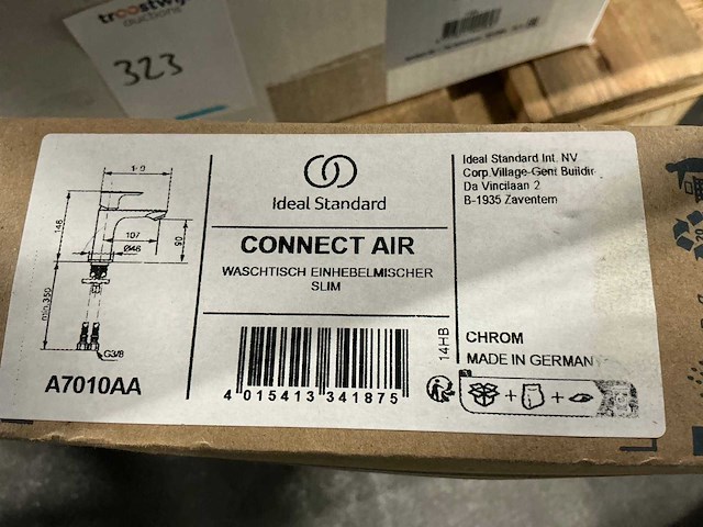 Ideal standard connect air wastafelkraan (2x) - afbeelding 4 van  5