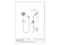 Ideal standard cube m3 handdouche (5x) - afbeelding 3 van  6