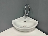 Ideal standard / damixa - hoekwastafel met wastafelkraan 38 x 38 x 12 cm