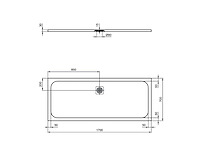 Ideal standard douchebak 170x70 - afbeelding 2 van  5