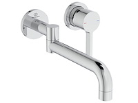 Ideal standard gusto inbouw wastafelkraan 2 gats chroom - afbeelding 1 van  5