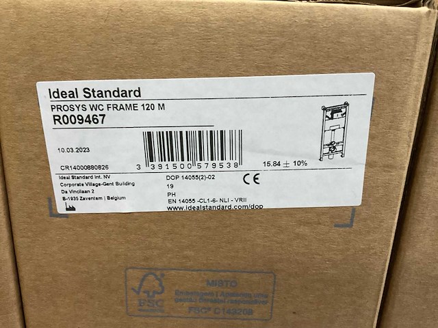 Ideal standard prosys wc 120m r009467 inbouwreservoir - afbeelding 5 van  5