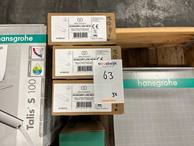 Ideal standard sensorflow new a7560aa badkraan (3x) - afbeelding 3 van  5