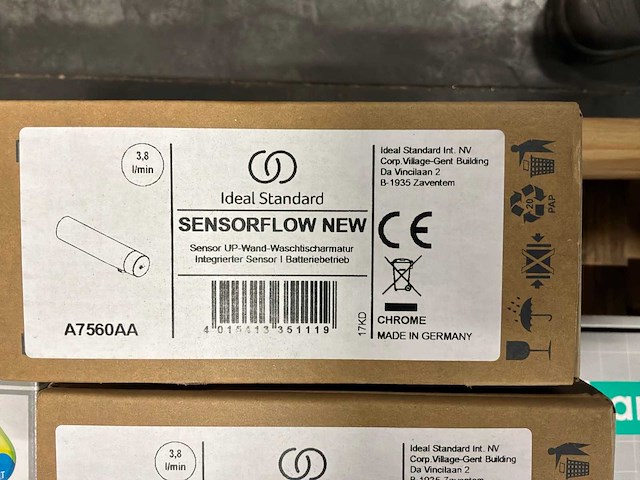 Ideal standard sensorflow new a7560aa badkraan (3x) - afbeelding 5 van  5