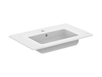 Ideal standard t458901 wastafel i.life-s vanity 81cm met kraangat + overloop wit (14x)