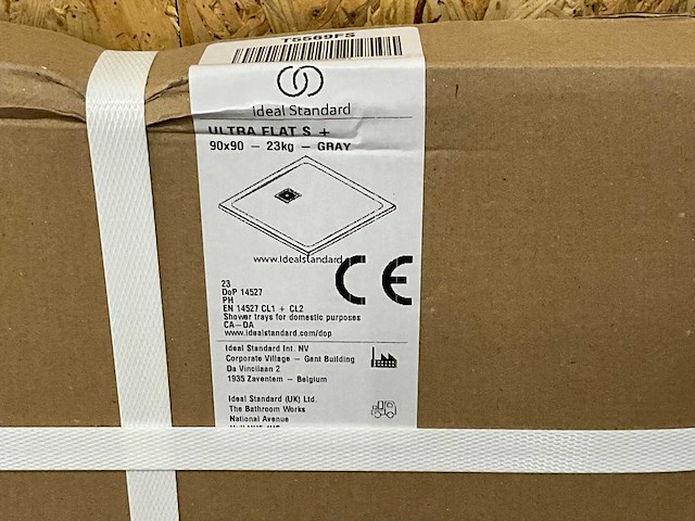 Ideal standard t5569fs ultra flat s douchebak (17x) - afbeelding 7 van  9