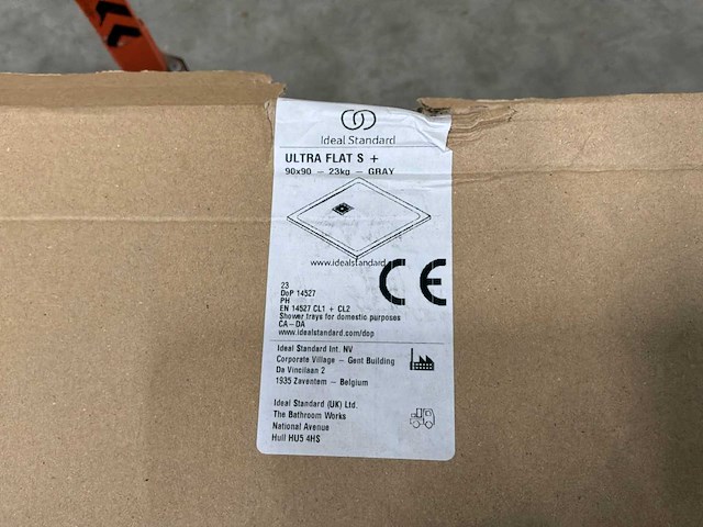 Ideal standard t5569fs ultra flat s douchebak - afbeelding 9 van  9
