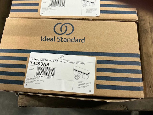 Ideal standard ultra flat met deksel afvoerset (9x) - afbeelding 1 van  2