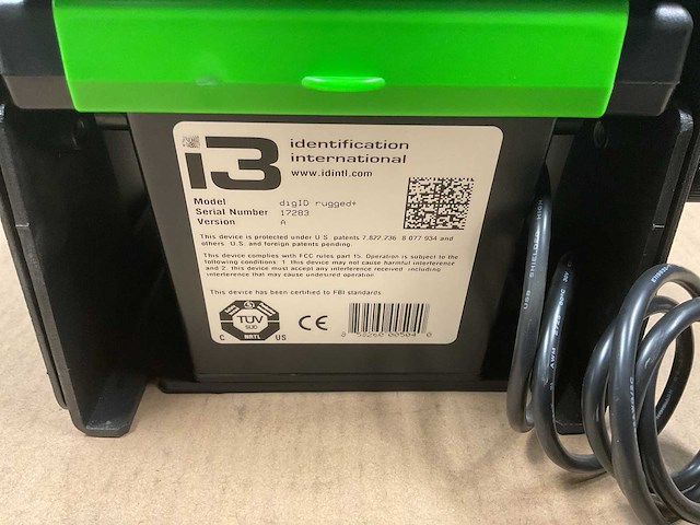 Identification international i3 digid rugged+ scanner - afbeelding 2 van  2