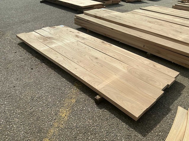 Iepen hout 165x45mm (6x) - afbeelding 2 van  4