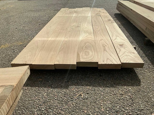 Iepen hout 165x45mm (6x) - afbeelding 3 van  4