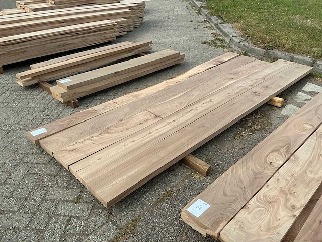 Iepen hout 45mm (5x) - afbeelding 1 van  3