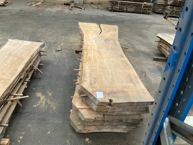 Iepen hout 60mm (7x) - afbeelding 1 van  1