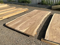Iepen houten tafelblad - afbeelding 1 van  4