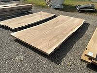 Iepen houten tafelblad - afbeelding 3 van  4