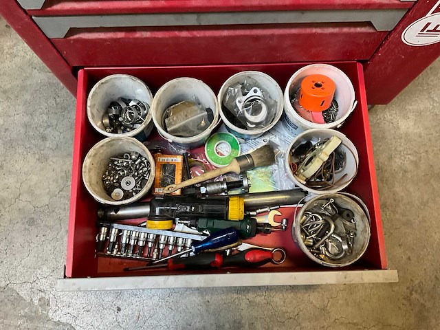 If tools - gereedschapswagen met inhoud - afbeelding 6 van  11