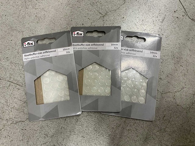 Ifix vlak 10mm stootbuffer (4500x) - afbeelding 2 van  4