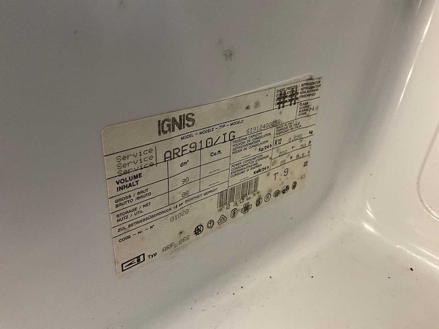 Ignis arf 910/ig koelkast - afbeelding 5 van  5