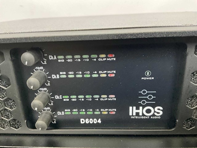 Ihos amp d 6004 versterker (2x) - afbeelding 3 van  7