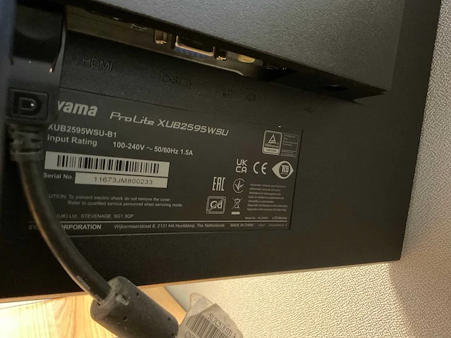 Iilyama prolite monitor (2x) - afbeelding 3 van  5