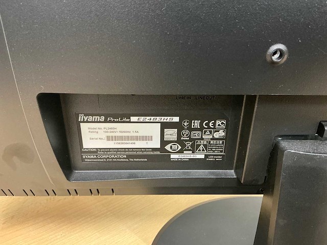 Iiyama - prolite - e2483hs - monitor (3x) - afbeelding 5 van  5