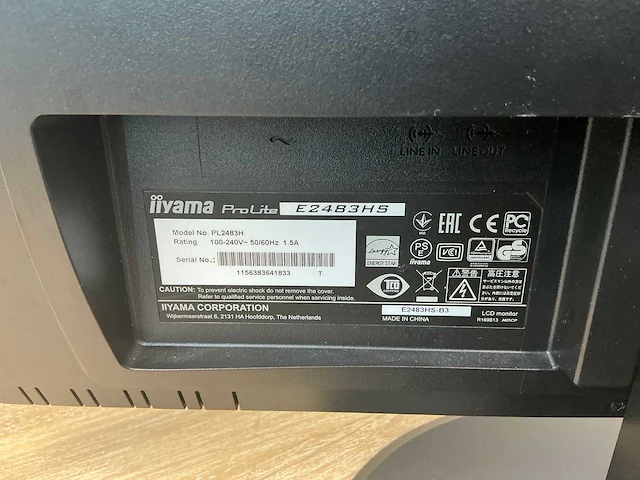 Iiyama - prolite - e2483hs - monitor - afbeelding 4 van  4